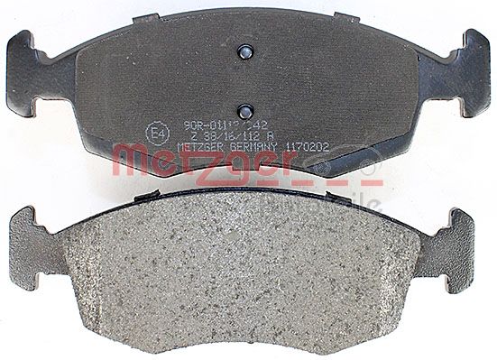 METZGER 1170202 Bremsbelagsatz, Scheibenbremse